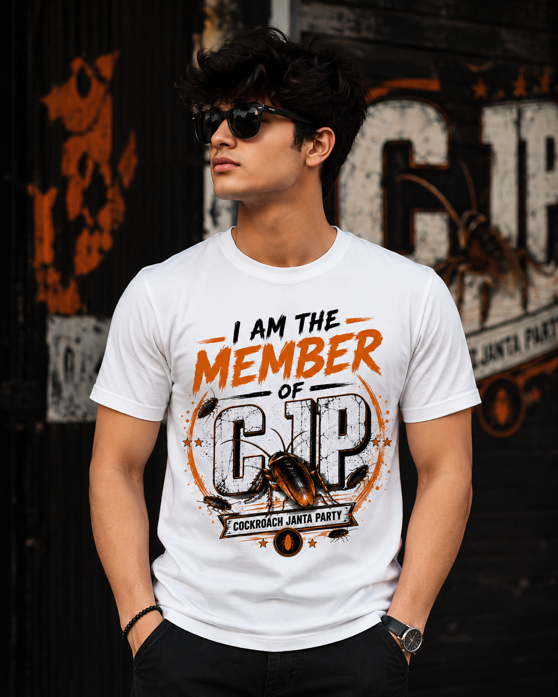 Cockroach Janta Party viral Tshirt